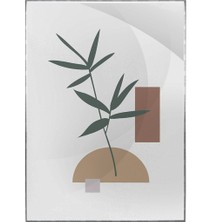 SHOP365 Bitki Yapraklar ve Şekiller Modern Poster P-001669