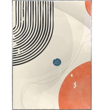 SHOP365 Şekiller Desenler Çizgiler Modern Tasarım Poster P-003343