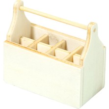 Manual 1:12 Bebekhouse Araç Kutusu Süsleri Mobilya Hediyeler İçin Dollhouse Aksesuarları Ahşap (Yurt Dışından)