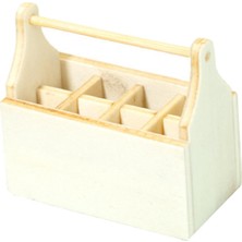 Manual 1:12 Bebekhouse Araç Kutusu Süsleri Mobilya Hediyeler İçin Dollhouse Aksesuarları Ahşap (Yurt Dışından)