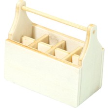Manual 1:12 Bebekhouse Araç Kutusu Süsleri Mobilya Hediyeler İçin Dollhouse Aksesuarları Ahşap (Yurt Dışından)