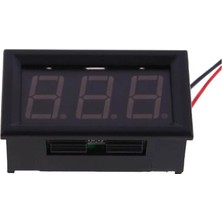 Wozlo Dijital Voltmetre Mini Voltmetre Ac 70-500V Alternatif Gerilim Voltaj Ölçer Voltmetre - Kırmızı Led
