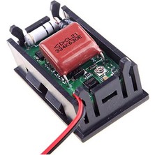 Wozlo Dijital Voltmetre Mini Voltmetre Ac 70-500V Alternatif Gerilim Voltaj Ölçer Voltmetre - Kırmızı Led