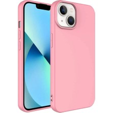 Lansman iPhone 14 Pembe Silikon Kılıf