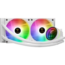 Gamdıas Chıone M3-240W 240MM Argb 2 Fanlı White Edition Cpu Sıvı Soğutma Beyaz