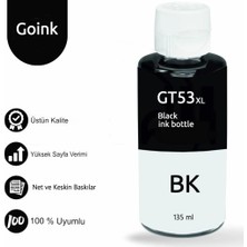 Goink Hp Smart Tank 720 GT53XL Siyah Muadil Mürekkep - 135 ml