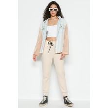 C&city Manşet Paça Eşofman Altı 803 Krem