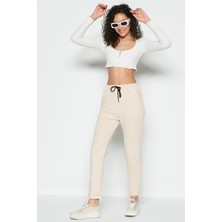 C&city Double Paça Eşofman Altı 807 Krem