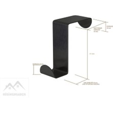 Risingmaber Askılık Banyo Havlu Askılığı Mutfak Askılığı Kapı Askılığı Elbise Askılığı 8'li Paket
