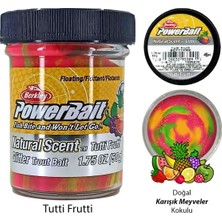 Berkley Powerbait Doğal Kokulu Glitter (Simli) Alabalık Hamuru - Tutti Frutti