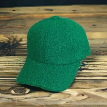 Salar Ticaret Kadın Kıvırcık Peluş Şapka Yeşil