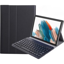 Fogy Lenovo Tab M10 Fhd Plus TB-X606F Uyumlu Bluetooth Klavyeli Deri Kılıf – Siyah