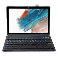 Fogy Lenovo Tab M10 Fhd Plus TB-X606F Uyumlu Bluetooth Klavyeli Deri Kılıf – Siyah