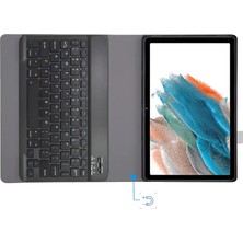 Fogy Lenovo Tab M10 Fhd Plus TB-X606F Uyumlu Bluetooth Klavyeli Deri Kılıf – Siyah