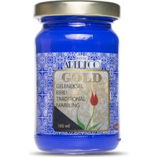 Artdeco Gold Geleneksel Ebru Boyası 105ML - 446 Koyu Mavi