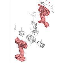 Makita DF347DWE Takım Gövde Ürün Kodu 187025-2