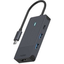 Rapoo 11409 UCM-2001 4-In-1 Usb-C Multıport Adapter