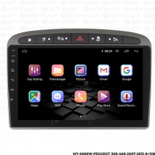 Myway Peugeot 308-408 Android Multimedya Carplay Navigasyon Ekran - 8gb RAM+128 GB HDD - Myway