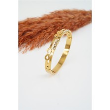 By Zeyna Aksesuar Kadın 316 L Paslanmaz Çelik Anti Alerjenik Sonsuzluk Figürlü Bileklik