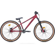 SHIMANO Carraro Bandit 310H Akrobasi Bisikleti Mat Koyu Kırmızı-Siyah