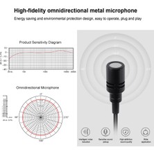 Puluz 1.5m Type-C Lavalier Kablolu Kondenser Mikrofon (Yurt Dışından)