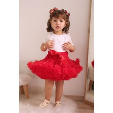 Le Mabelle Kırmızı  Kız Çocuk Tütü Etek - Bonita