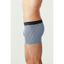 U.S. Polo Assn. Erkek İndigo - Lacivert - İndigo 3'lü Boxer 80256