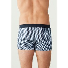 U.S. Polo Assn. Erkek İndigo - Lacivert - İndigo 3'lü Boxer 80256