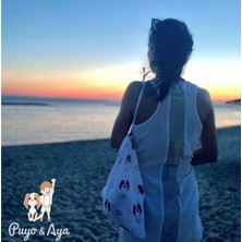 Puyo&Aya Deux Lapins ve  Müslin Çanta