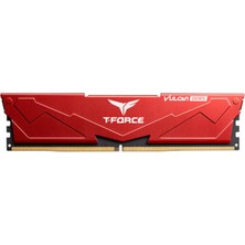 Team T-Force Vulcan Red 16GB(1X16GB) 6000MHZ Ddr5 CL38 Gaming Ram (FLRD516G6000HC38A01)