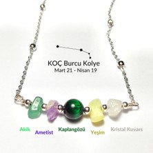 Lightcrop Koç Burcu Kolye 45 cm Doğal Taş