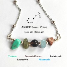 Lightcrop Akrep Burcu Doğal Taş Kolye 45 cm