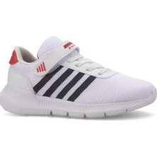 Best Of  Prego  Cırtlı Çocuk Spor Ayakkabı Beyaz Siyah