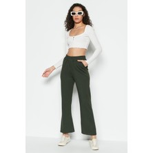 C&city Wide Leg İspanyol Paça Eşofman Altı 736 Haki