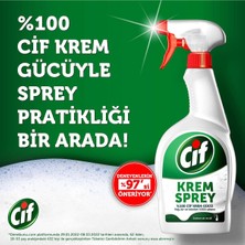 Cif Yüzey Temizleyici  Krem Sprey Limon Ultra Yağ Çözücü 750 Ml+ Krem Sprey 750 ml