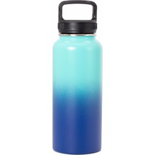 Fitmart Paslanmaz Çelik Vakumlu Termos Küçük 950ML - Mavi-Lacivert