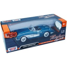 Vardem Oyuncak Koleksiyonerler Için 1958 Chevrolet Corvette 1:18 Ölçek