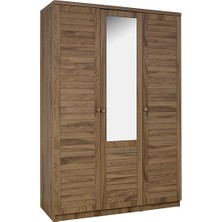 Justo Ceviz Gardrop - 3 Kapılı