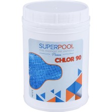 Superpool Premium %90 Granül Toz Klor 1 kg
