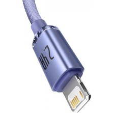 Baseus 1.2m 2.4A Ultra Hızlı Iphone Lightning Şarj ve Data Kablosu Iphone 14,13,12 Şarj Kablosu