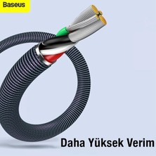 Baseus 1.2m 2.4A Ultra Hızlı Iphone Lightning Şarj ve Data Kablosu Iphone 14,13,12 Şarj Kablosu