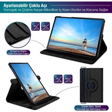 Coofbe Samsung Galaxytab S7 2020 12.4 (T970-T975-T976) Standlı Tablet Kılıfı, Darbe Emici, Kaymaz