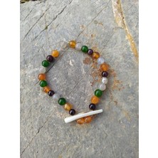 HD Marketim Bileklik Doğal Taş Çakra Elastik Sevgili Çift Bilekliği Unisex Bilezik