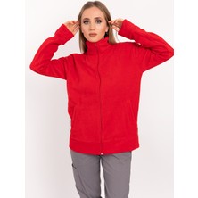Tek Üst Polar Ceket Kırmızı