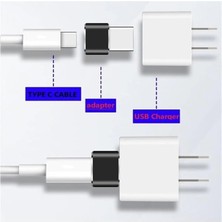 Bonjux Iphone 11 12 13 14 Uyumlu Yeni Nesil Type-C To USB Dönüştürücü Şarj Başlık Dönüştürücü Otg