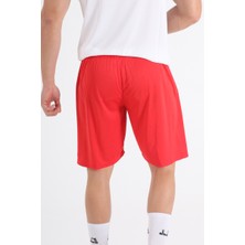 Diadora Düz  Kırmızı Antrenman - Spor Şort - Ddant-Sort