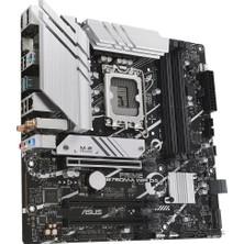 Asus Prıme B760M-A Wıfı D4 Intel B760 Lga1700 DDR4 5333 Dp Hdmı 2X M2 Usb3.2 Ax Wifi + Bt Aura Rgb 2.5Gbit Lan Matx (Prıme B760M-A Wıfı D4) Anakart