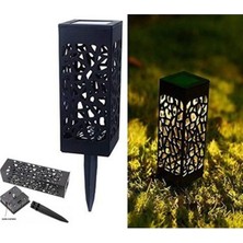 Banadaal Dekoratif Solar Güneş Enerjili Bahçe Aydınlatması Yürüyüş Yolu Seti 8 Adet