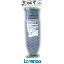 Lorenzo Damla Ütü Masası Gri GYK-690 Ironıng Board 40X120CM Extra Kalınlaştırılmış Keçe Sağlam Yapı