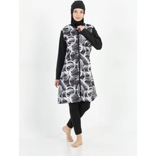 Secret Moda Fermuarlı Renk Seçenekli Tam Kapalı Hızlı Kuruma Özellikli Tesettür Mayo